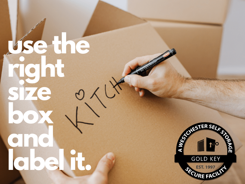 Storage Tips Mt. Kisco Use The Right Sized Box
